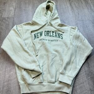 Comfortex USA Size Small Fleece Hoodie New Orleans French Quarter Embroidered